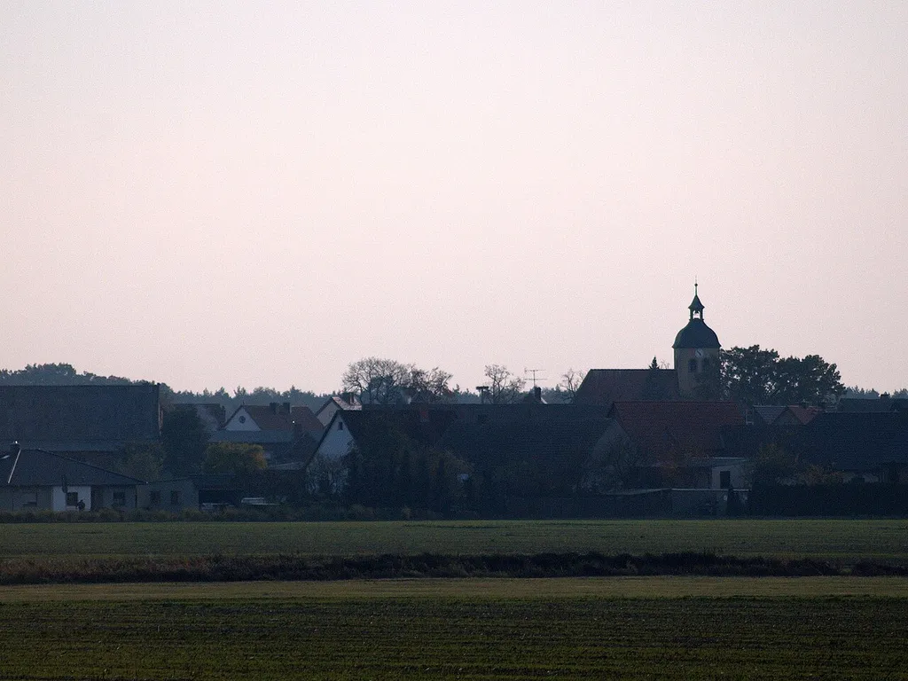 Panorama of the village Selbitz.