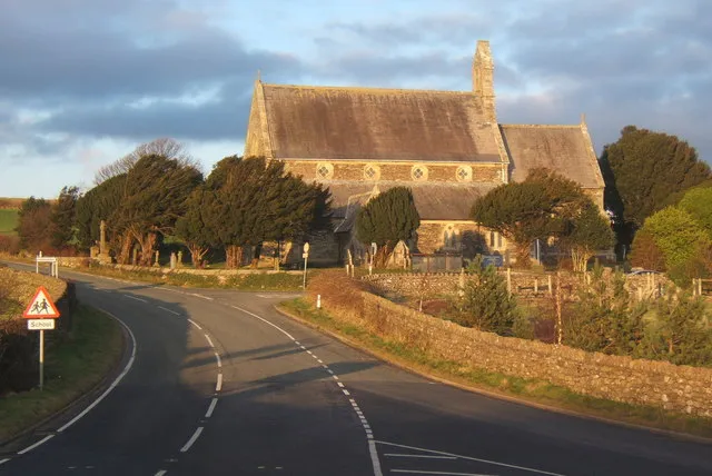 St Anne's Church, Thwaites By the A595 near the turn for Millom. The church is the topmost building in with the village of Hallthwaites down the lane to the right.