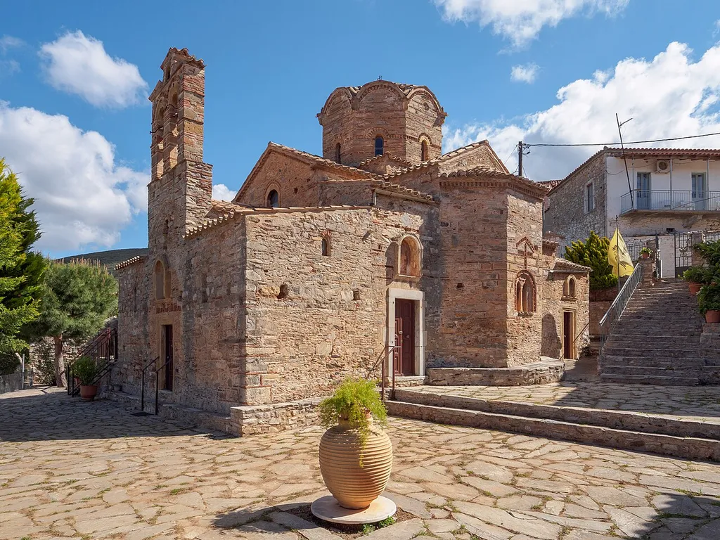 The church of Koimisi Theotokou in Chrysafa, Laconia