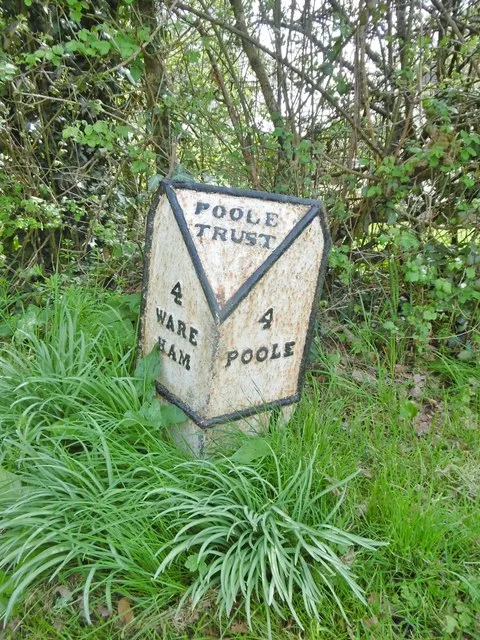 Old Milepost by the B3067, Lytchett Minster