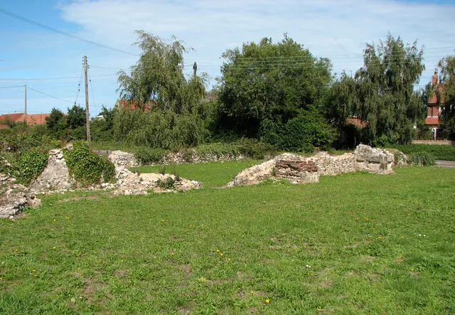 The ruins of St Ethelbert's church in Burnham Sutton