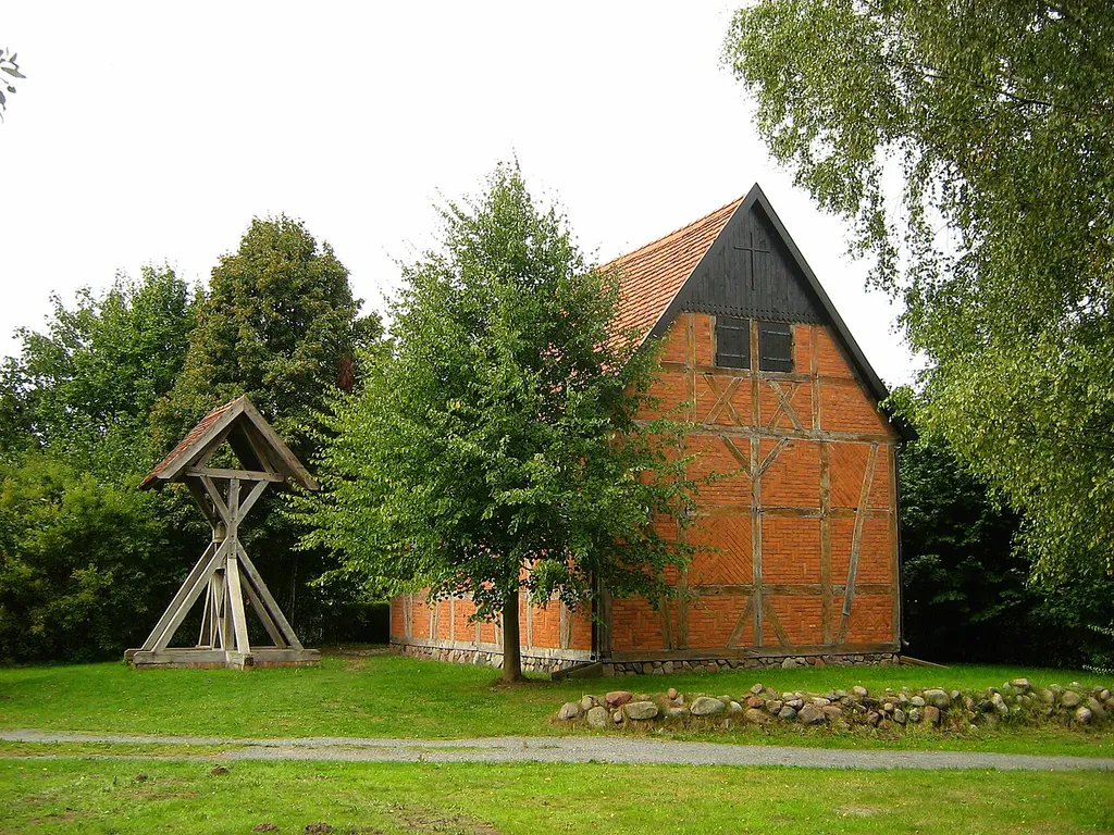Church in the Museum in Klockenhagen, Ribnitz-Damgarten, Mecklenburg-Vorpommern, Germany