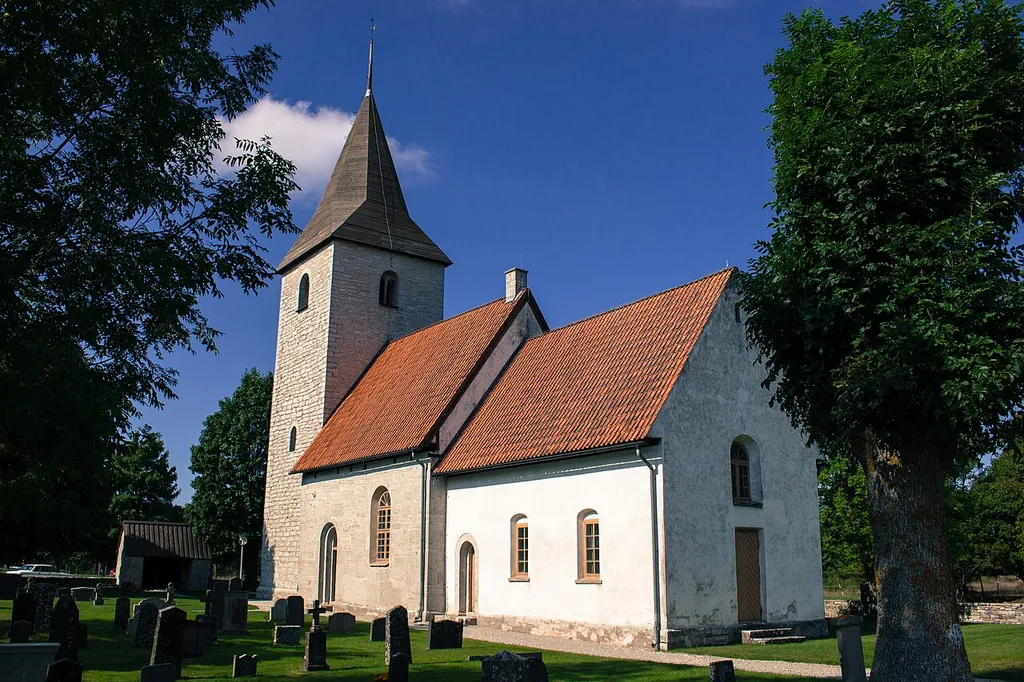 Igrexa de Viklau, na illa sueca de Gotland.