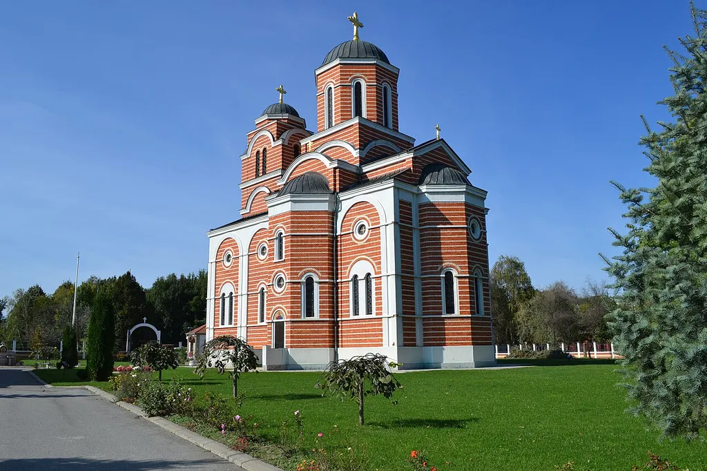 Newest and the most beautifull church in Batajnica, Belgrade, Serbia