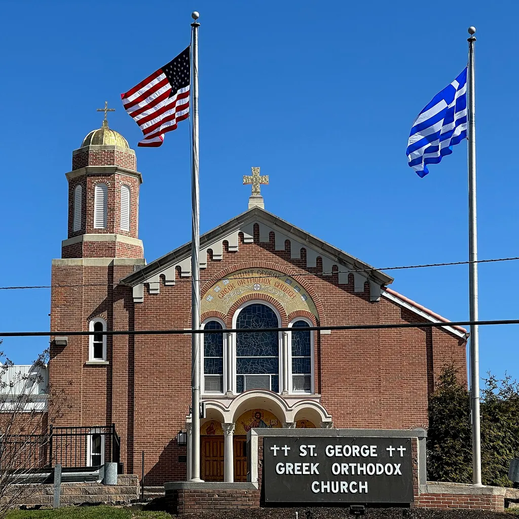 The St. George Greek Orthodox Church in Piscataway, New Jersey.