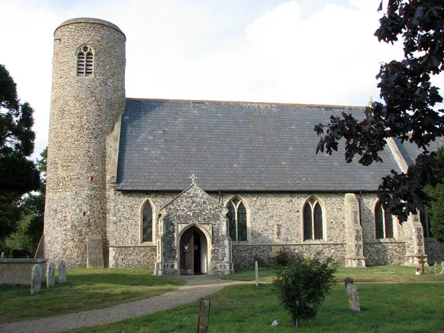 St John the Baptist's parish church, Lound, Suffolk, seen from the south