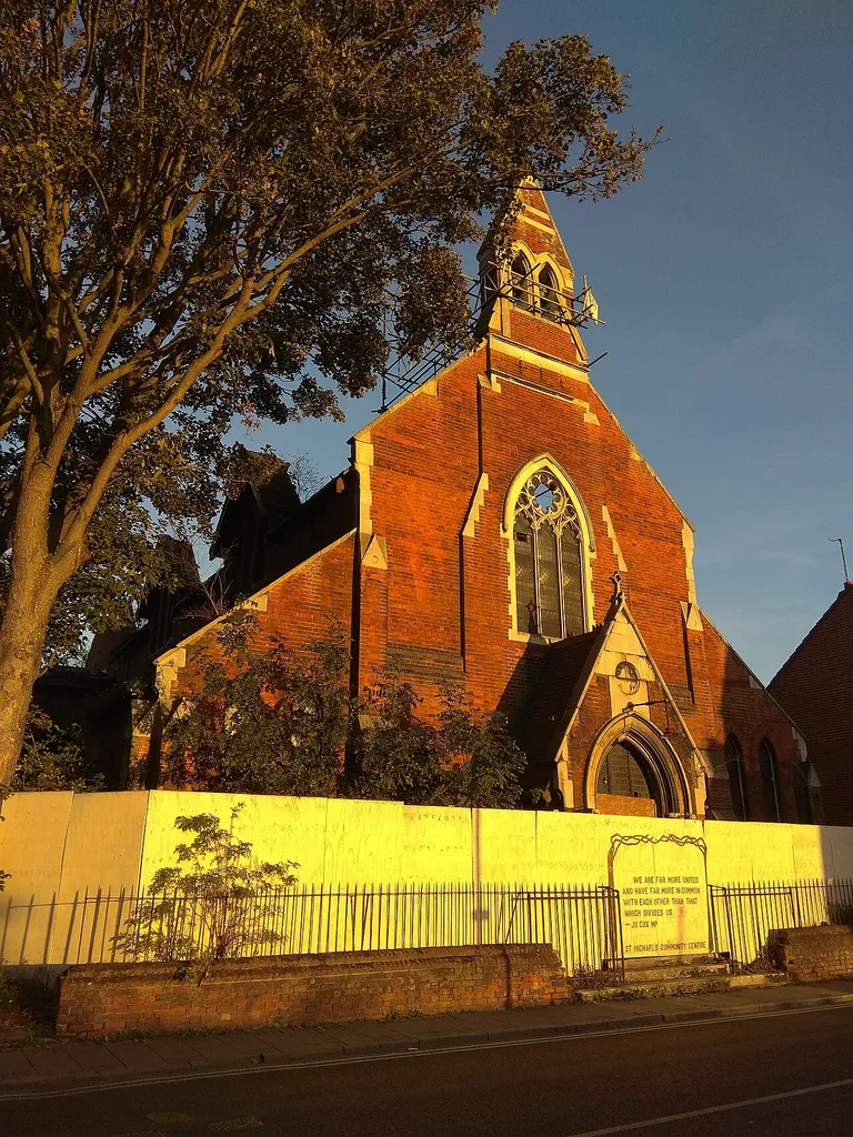 St Michaels Church .mw-parser-output .messagebox{margin:4px 0;width:auto;border-collapse:collapse;border:2px solid var(--border-color-progressive,#6485d1);background-color:var(--background-color-neutral-subtle,#fbfcff);color:var(--color-base,#202122);box-sizing:border-box;border-inline-start-width:8px}.mw-parser-output .messagebox.mbox-small{font-size:88%;line-height:1.25em}.mw-parser-output .mbox-warning,.mw-parser-output .mbox-speedy{border:2px solid var(--border-color-error,#b22222);background:var(--background-color-error-subtle,#ffdbdb);border-inline-start-width:8px}.mw-parser-output .mbox-serious,.mw-parser-output .mbox-delete,.mw-parser-output .mbox-stop{border:2px solid var(--border-color-error,#b22222);border-inline-start-width:8px}.mw-parser-output .mbox-issue,.mw-parser-output .mbox-content{border:2px solid #f28500;background:var(--background-color-warning-subtle,#ffe);border-inline-start-width:8px}.mw-parser-output .mbox-query,.mw-parser-output .mbox-style{border:2px solid #f4c430;background:var(--background-color-warning-subtle,#ffe);border-inline-start-width:8px}.mw-parser-output .mbox-shit{border:2px solid #960;border-inline-start-width:8px}.mw-parser-output .mbox-license{border:2px solid #88a;border-inline-start-width:initial}.mw-parser-output .mbox-legal{border:2px solid var(--border-color-notice,#666);background:var(--background-color-base,#fff);border-inline-start-width:8px}.mw-parser-output .mbox-honor{border:2px solid #ca3;background:var(--background-color-warning-subtle,#fcf4db);border-inline-start-width:8px}.mw-parser-output .mbox-growth{border:2px solid #8d4;background:var(--background-color-success-subtle,#d5fdf4);border-inline-start-width:8px}.mw-parser-output .mbox-move{border:2px solid #93c;border-inline-start-width:8px}.mw-parser-output .mbox-protection,.mw-parser-output .mbox-message{border:2px solid var(--border-color-base,#aaa);border-inline-start-width:8px}.mw-parser-output .messagebox .mbox-text{border:none;padding:0.25em 0.9em;width