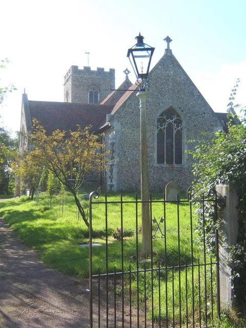 St Peter's parish church, Baylham, Suffolk, seen from the east
