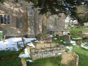 Churchyard cross in St Bartholomew's churchyard