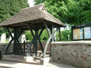 Lych gate to the Church of St Peter