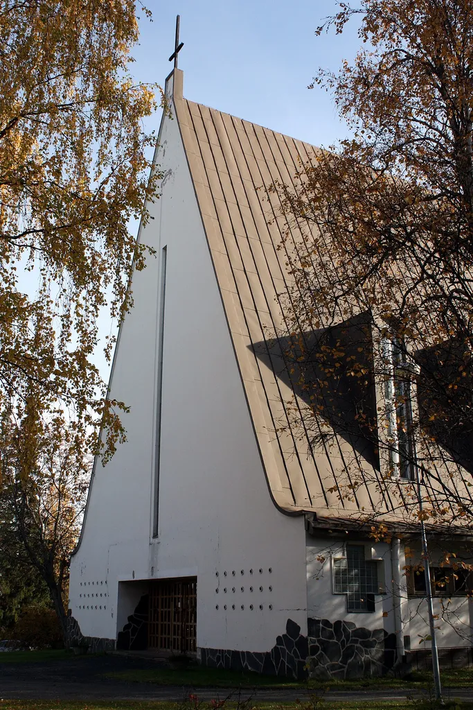 Veitsiluoto Church in Hepola district in Kemi, Finland.
