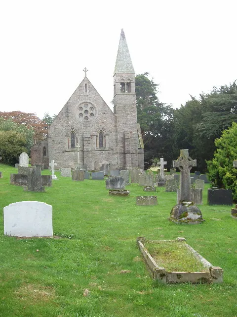 Holy Trinity Church, Eggleston. View from the West. The church was built in 1869. For history see http://website.lineone.net/~pjoiner/genuki/DUR/Egglestone/ , Genuki for Eggleston