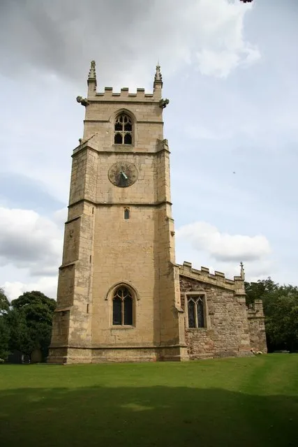 West tower of St James' parish church, High Melton, South Yorkshire, seen from the west