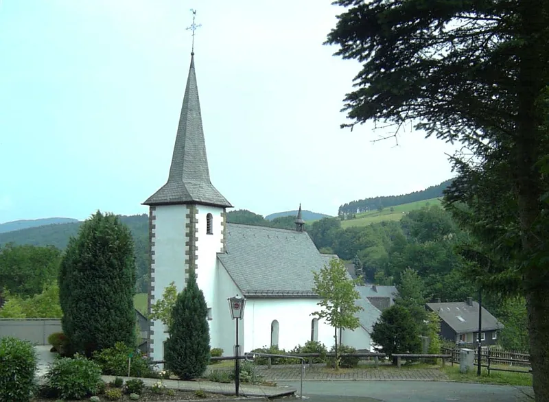 Kirche in Brabecke (Schmallenberg), Germany.