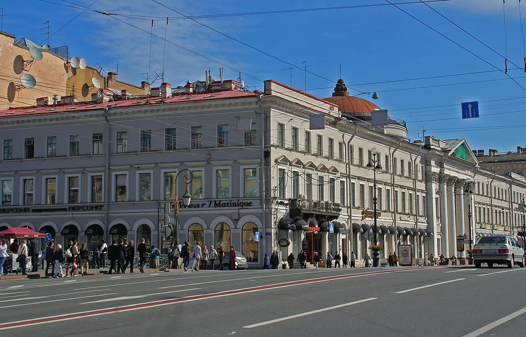 The Nevsky Prospekt in Saint Petersburg. House number 20.