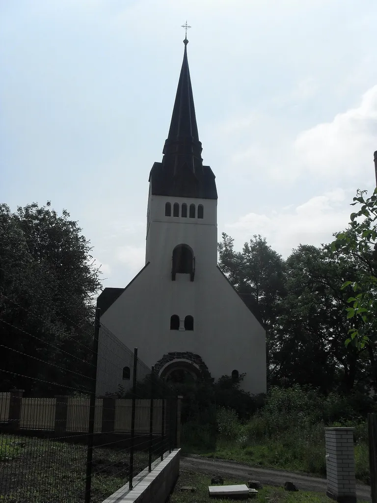 Opravený Bystřanský kostel.