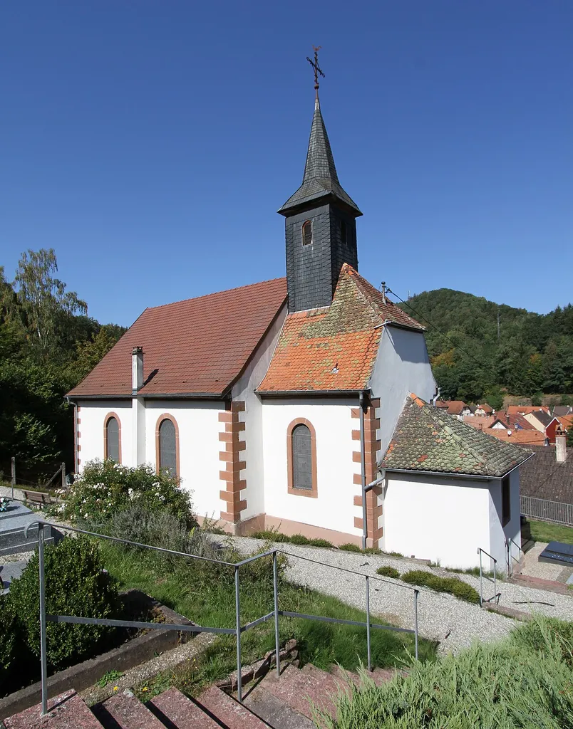 Protestant church in Niedersteinbach.