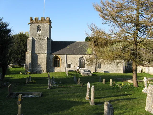 St. Mary's Parish Church, Winterbourne Abbas, Dorset The 13th Century church stands on the south side of the A35.