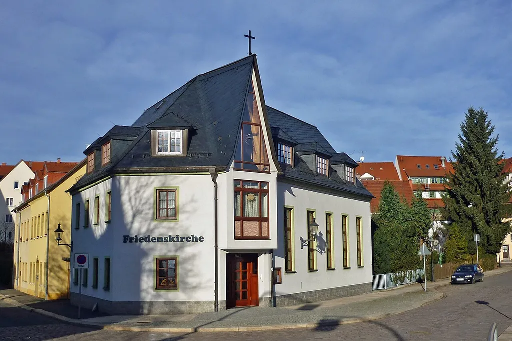 Evangelisch-methodistische Friedenskirche in Freiberg (Sachsen) Talstraße 15