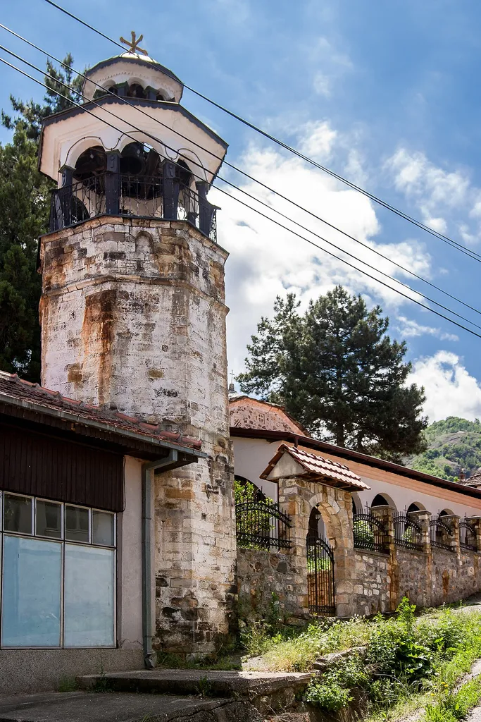 Tower near the main church in the village of Šlegovo