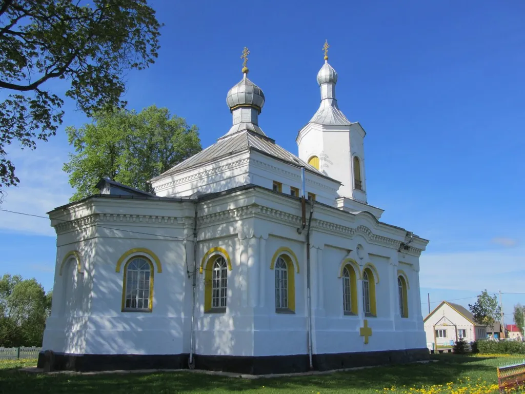 Свята-Крыжаўзвіжанская царква ў в. Цвеціна Мёрскага раёна Віцебскай вобласці Беларусі