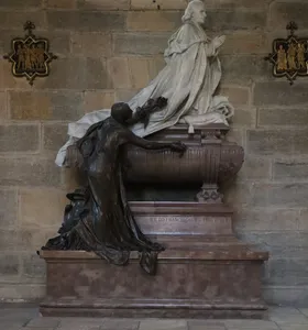 Dijon St Benigne cathedral, François Rivet tomb