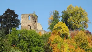 Burgruine Tharandt, inkl. Stützmauern Kirchweg -