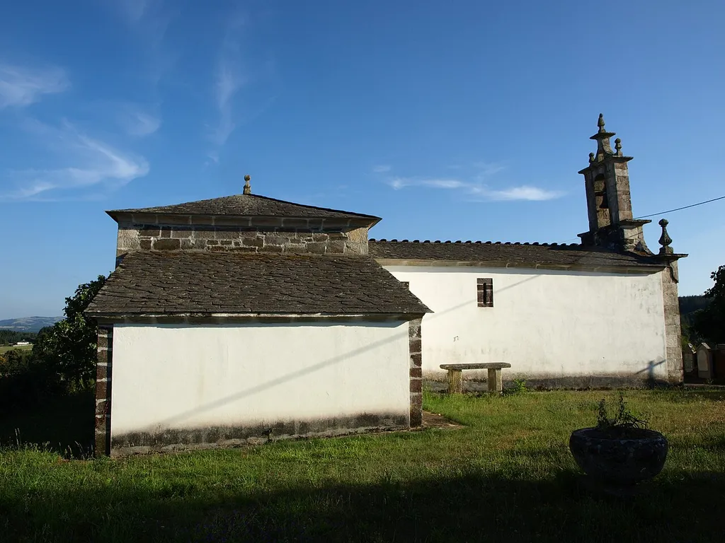 Igrexa de Caborrecelle (Portomarín). Cara norte