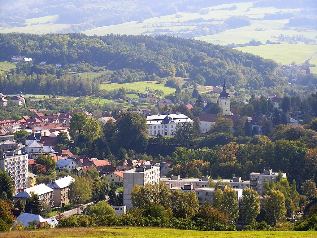 Vizovice, pohled z kopce