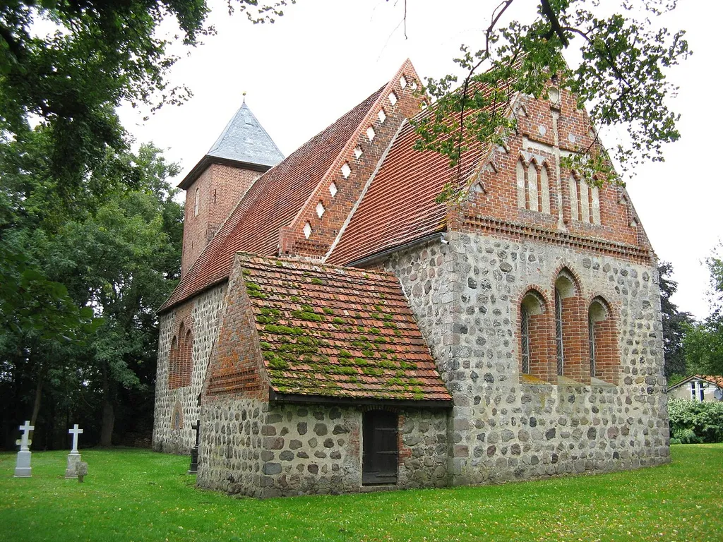 Church in Gägelow (Sternberg), Mecklenburg-Vorpommern, Germany