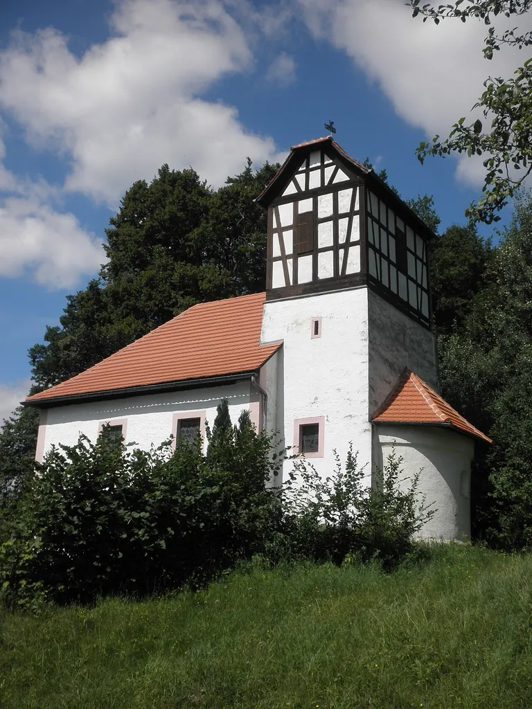 Church in Burkersdorf (Triptis) in Thuringia