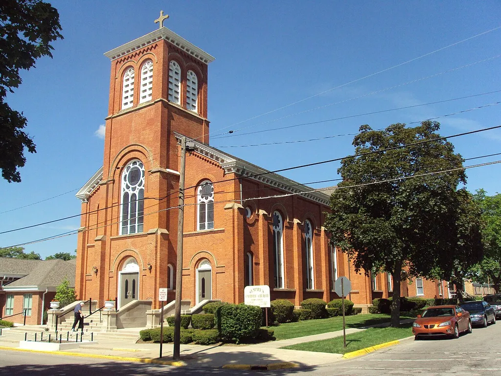 St. Mary of Good Counsel Catholic Church — Adrian, Michigan. On the National Register of Historic Places.