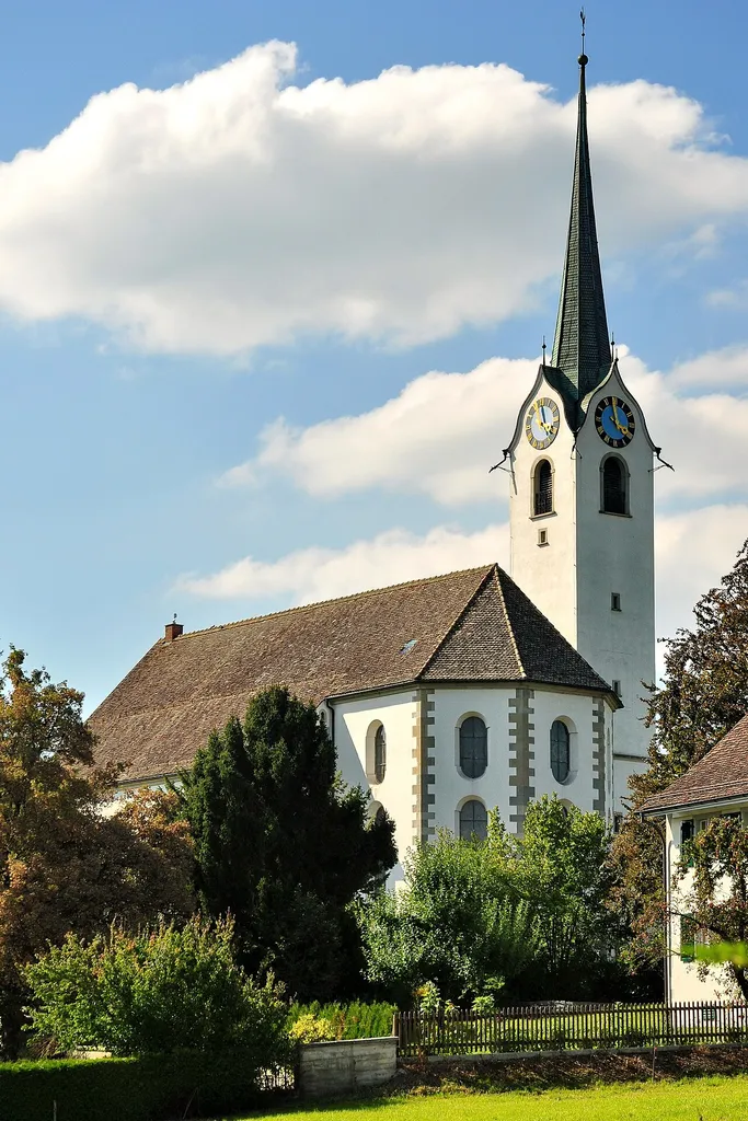 Reformierte Kirche, Oetwilerstrasse in Hombrechtikon (Switzerland)