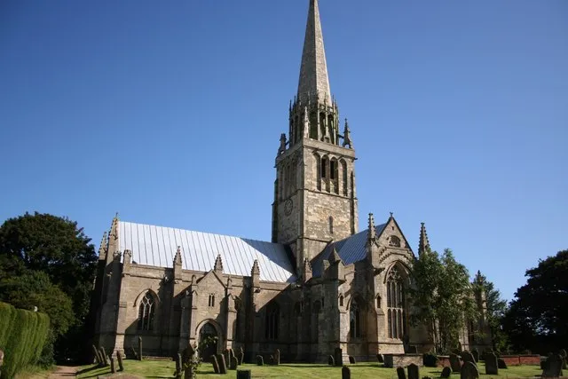 St.Patrick's church, Patrington, East Riding of Yorkshire, England.View from the south west