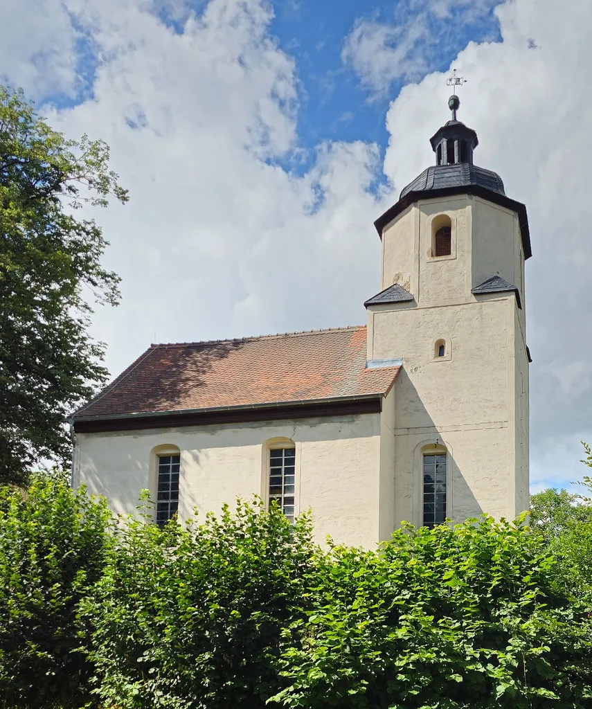 Evangelisch-lutherische Dorfkirche Ottmannsdorf, Gemeinde Triptis, Saale-Orla-Kreis, Thüringen, Deutschland