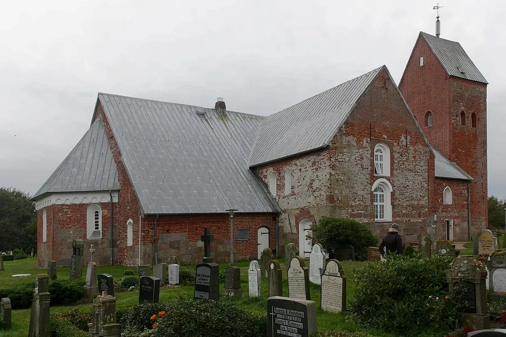 Church St. Laurentii, Süderende on the island of Föhr