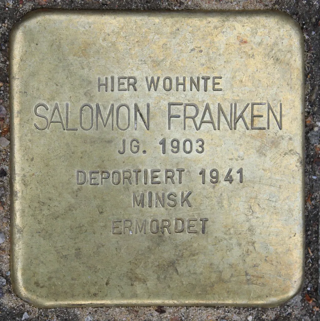 Stolperstein dedicated to Salomon Franken