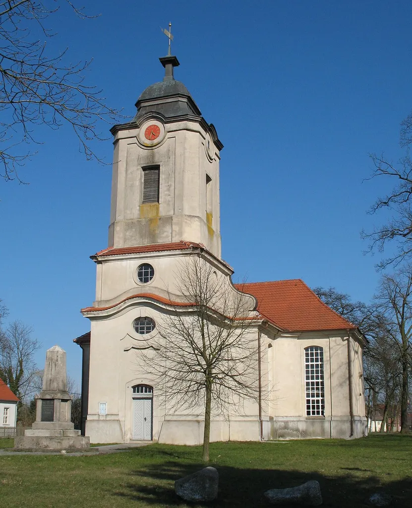 Church in Fehrbellin-Brunne in Brandenburg, Germany