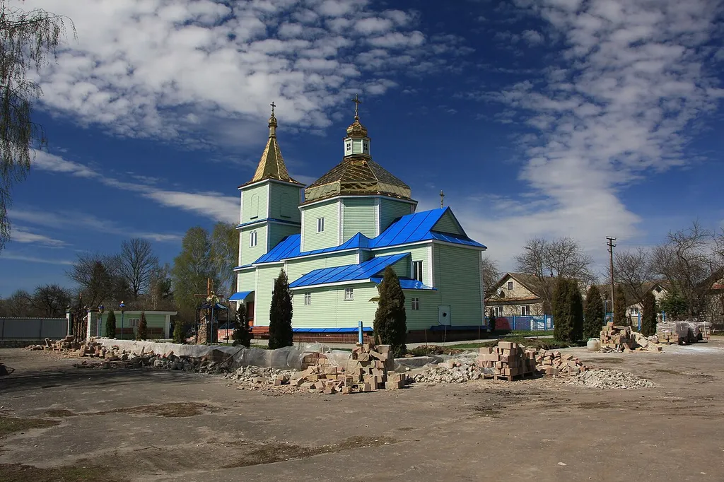 Дерев'яна церква в селі Заруддя Збаразького району Тернопільської області