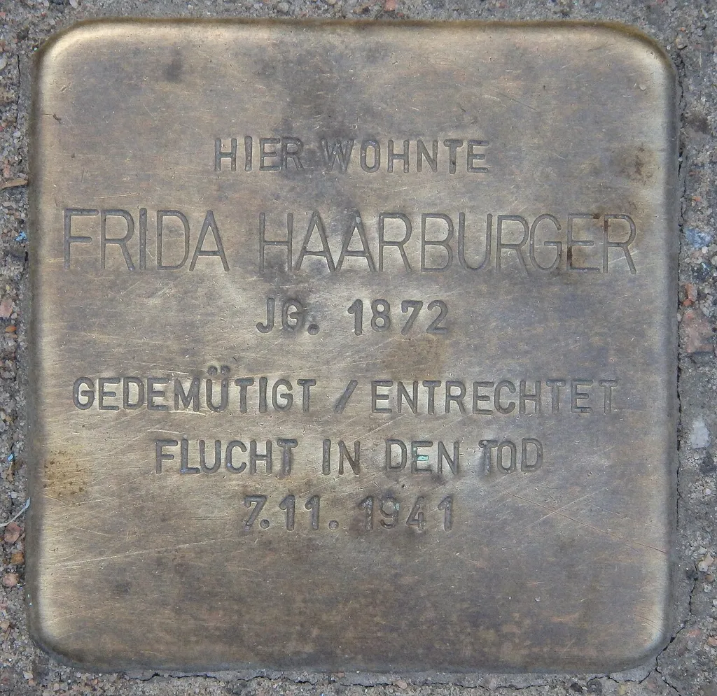 Bild des Stolpersteins