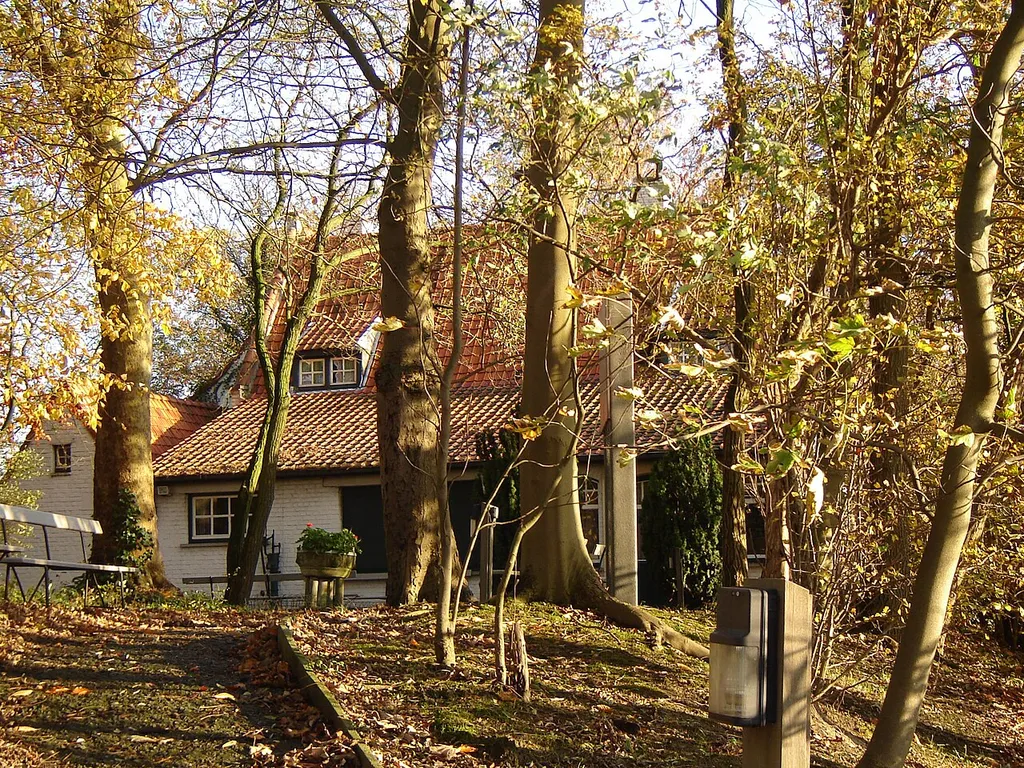 Het Lijsternest. House of writer Stijn Streuvels, now a museum. Located in Ingooigem, Anzegem, West-Flanders, Belgium