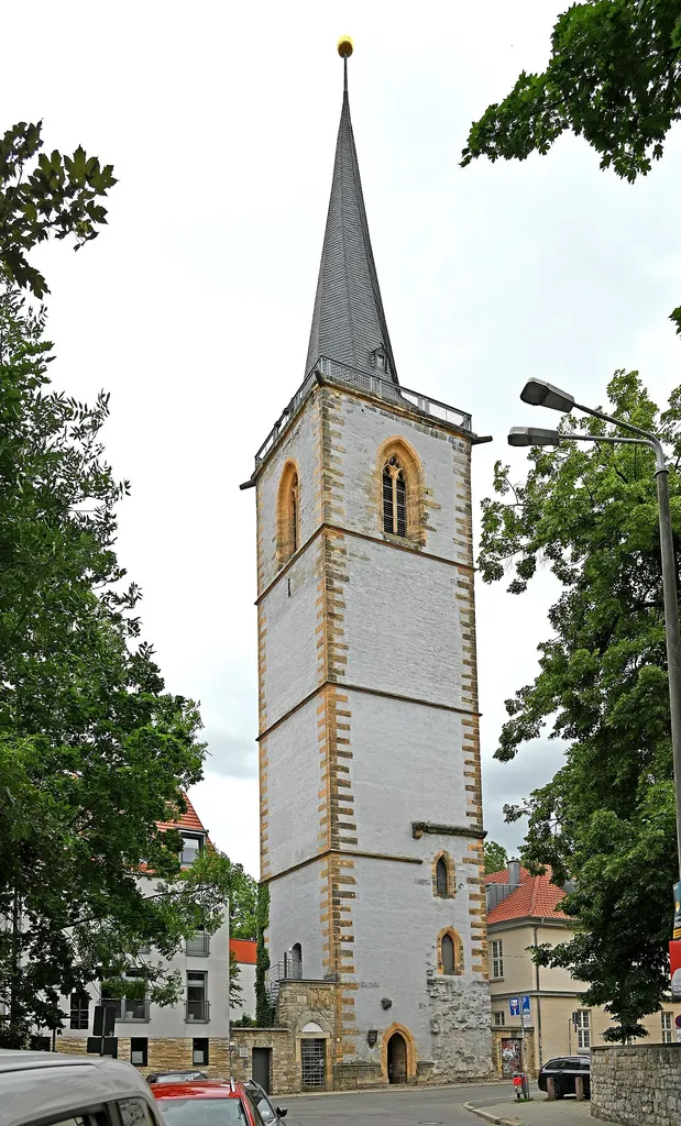 Nikolaikirchturm (Erfurt) von Norden