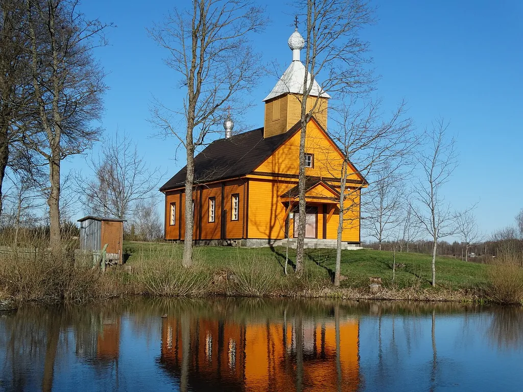 Church of Old Believers in Žemaitėliai, Vilnius District, Lithuania