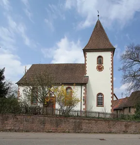 Protestant church in Queichhambach