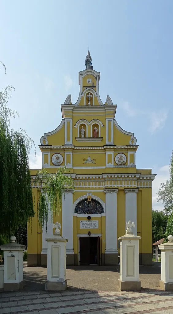 Pogrzybów, Gmina Raszków, Greater Poland. Church of Saint Catherine of Alexandria. Completed in 1806.