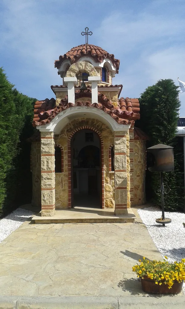 St. Elijah Church in yard of the Acibadem Sistem Clinic