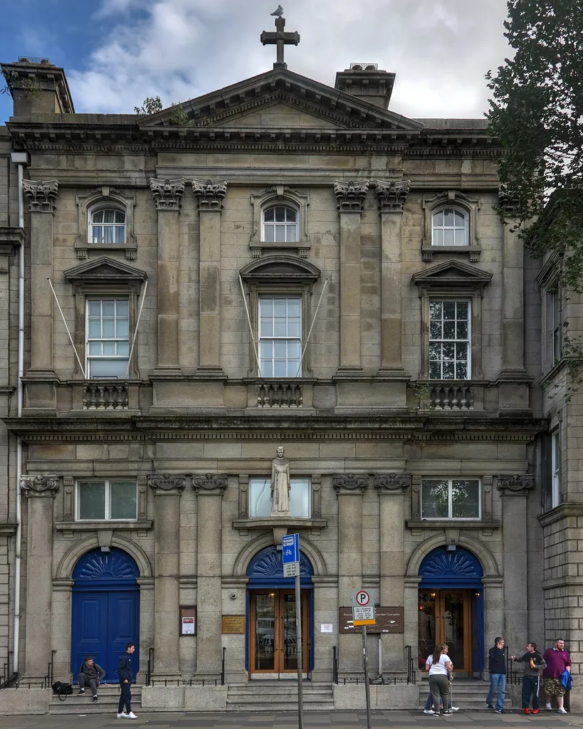 The Franciscan Church of the Immaculate Conception in Dublin, also known as "Eve &amp; Adam's."