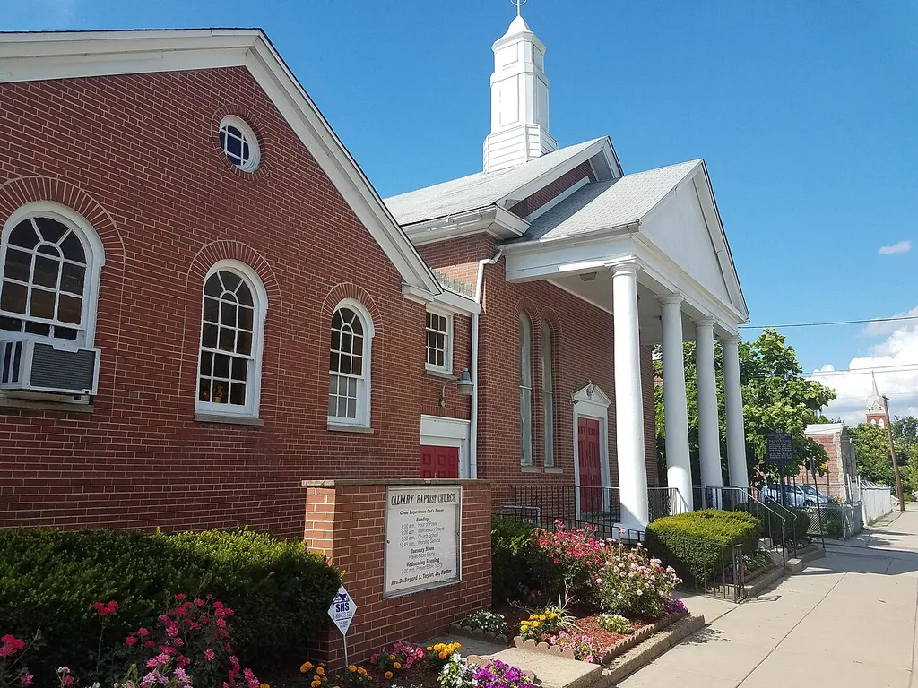 Photo of Calvary Baptist Church in Chester, Pennsylvania taken July 5, 2018
