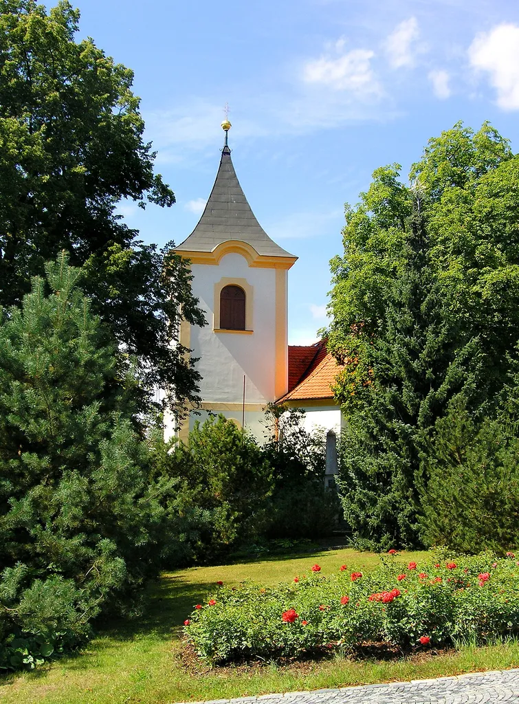 Our Lady of the Snow church in Velké Popovice, Czech Republic
