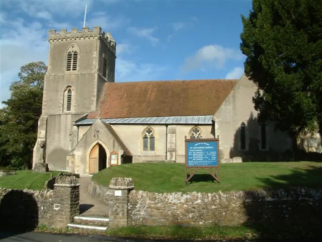 Church of England parish church of St. Matthew, Harwell, Oxfordshire (formerly Berkshire). The church was formerly dedicated to St. Mary. It was built mainly in the 13th century, and the nave roof dates from 1220.